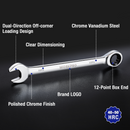 WORKPRO 22-Piece Ratcheting Combination Wrench Set