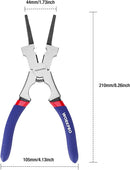 WORKPRO 8" Welding Pliers, Multi-Functional CR-V Steel Welding Pliers