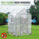 WORKPRO 56” L x 56”W x 77'' H Large 3 Tier 8 Shelves Outdoor Portable Walk-in Gardening Greenhouse