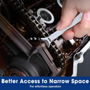 WORKPRO 7 Pcs Metric Super-Thin Wrench Set with Roll-up Organizer Pouch