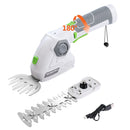 WORKPRO Cordless Grass Shear & Shrubbery Trimmer 2 in 1 Handheld Hedge Trimmer 7.2V Electric Grass Trimmer Hedge Shears