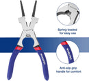 WORKPRO 8" Welding Pliers, Multi-Functional CR-V Steel Welding Pliers