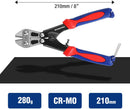 WORKPRO Mini Bolt Cutter 8-inch/210mm, CR-MO Small Bolt Cutter