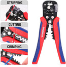 WORKPRO 3-in-1 Automatic Wire Stripper/Cutter/ Crimper, 8 Inch Multi-Pliers