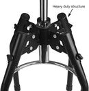 WORKPRO Heavy Duty Adjustable Hydraulic Shop Stool,Garage Bar Stool, 29in to 33.86in, 330-Pound Capacity, Black