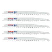 WORKPRO pruner reciprocating saw blade set, 5 HCS blades, 9-inch wood pruning