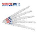WORKPRO 5 Pcs 9-Inch Wood Pruning Reciprocating Saw Blade Set