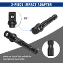 WORKPRO 1/2" Drive Air Impact Wrench & 15 Pcs Impact Bolt Nut Remover Set & 8 Pcs Flex-Head Ratcheting Combination Wrench Set & 6-in-1 Staple Gun