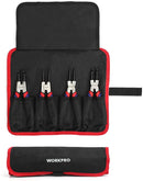 WORKPRO 4 Pcs Snap Ring Pliers Set with Storage Pouch