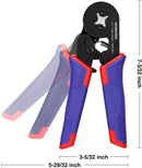 WORKPRO Ferrule Crimping Tool Kit, AWG 28-7 Self-adjustable Ratchet Wire Crimping Tool