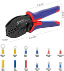 WORKPRO Crimping Tool Kit with 100 Pcs Terminal Connector