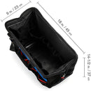 WORKPRO 18" Tool Bag Closed Top Wide Slot Storage with Waterproof Base and Adjustable Shoulder Straps (W)