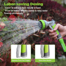 WORKPRO Garden High Pressure Water Hose Nozzle Sprayer with 8 Adjustable Watering Patterns & Thumb Control Design