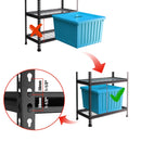 WorkPro 5-Tier Metal Storage Shelving Unit Adjustable Storage Rack Heavy Duty Shelf