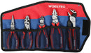 WORKPRO 5 Pcs Premium Cr-V Construction Pliers Set with Storage Pouch