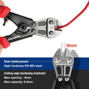 WORKPRO Mini Bolt Cutter 8-inch/210mm, CR-MO Small Bolt Cutter