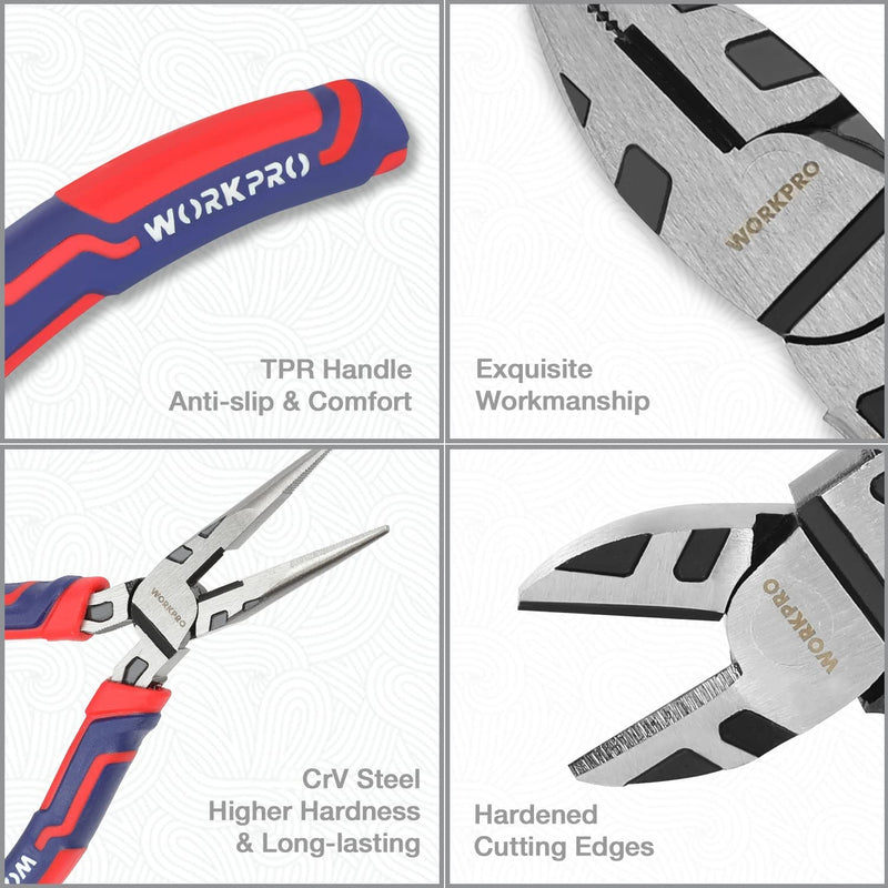 Fine Polished Mini Plier Set (5 pcs.)