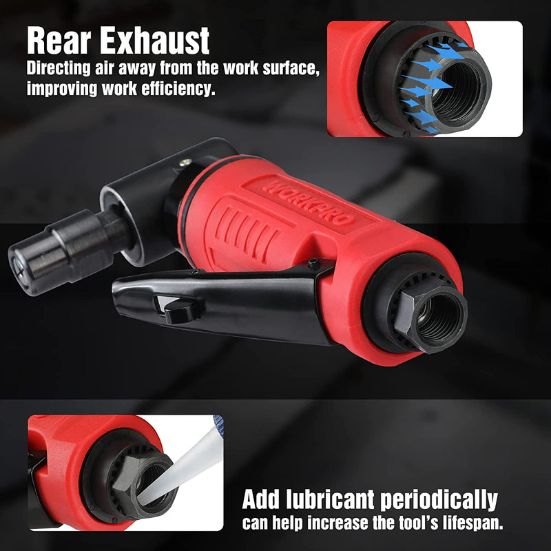 Low Noise Two-In-One 4 Air Angle Grinder / Cut off Tool Low Noise Two-In-One 4 Air Angle Grinder / Cut off Tool