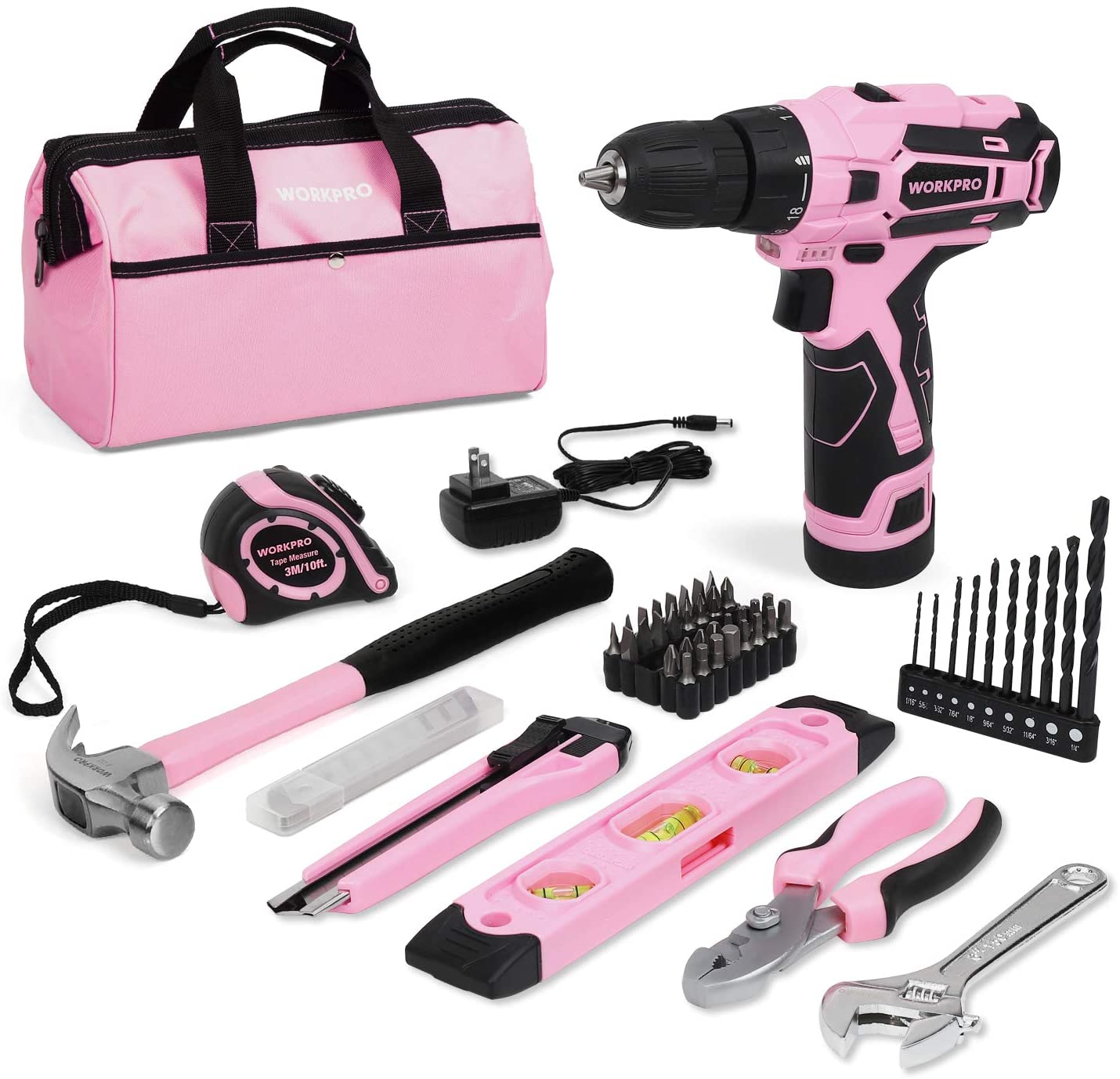 workpro-W004577-12V cordless drill set