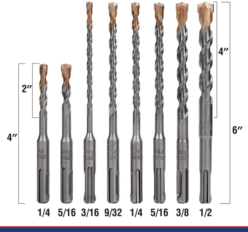 Rotary Hammer Drill Carbide Tip Drill Bits
