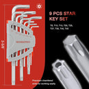 WORKPRO 27 Pcs Long Arm Ball End Allen Wrench Set for Excellent Grip and Torque Transfer (W)