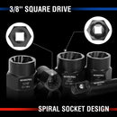 WORKPRO 15 Pcs Impact Bolt & Nut Remover Set