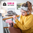 WORKPRO 55 Pcs/75 Pcs Pink Household Tools Set, 3.7V Rotatable Cordless Screwdriver - Pink Ribbon