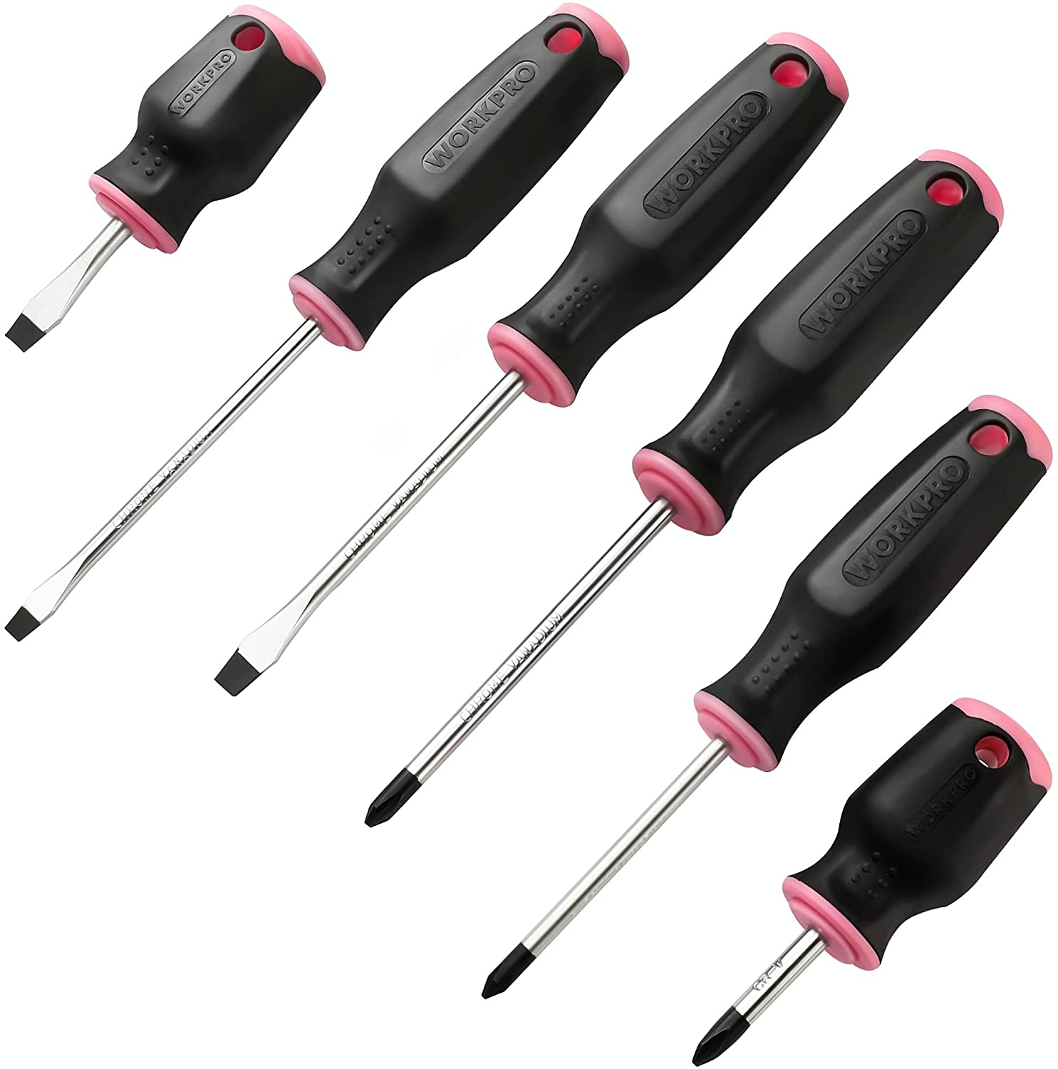 WORKPRO-W021724-Magnetic Screwdrivers Set