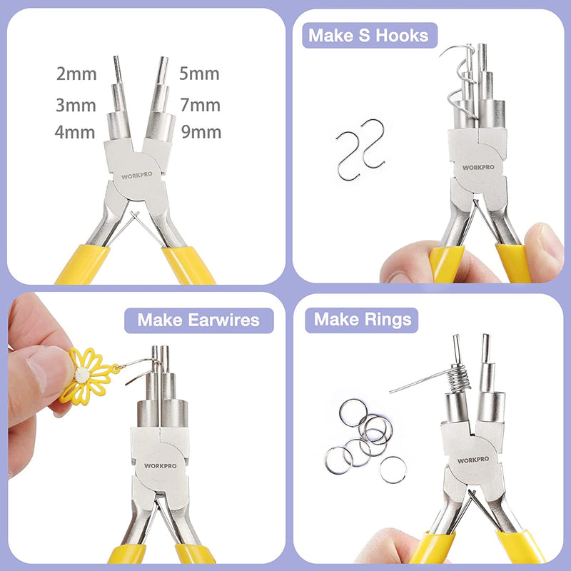 2pcs Jewelry Pliers, Jewelry Making Tool Split Ring Pliers And