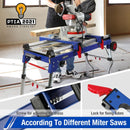 WORKPRO Miter Saw Stand 4-in-1 Portable Workbench with Detachable Miter Saw Stand & Height Adjustable Legs