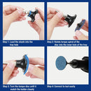 WORKPRO 101 Pcs Sanding Discs Set 2 inch Discs with 1/4 inch Holder