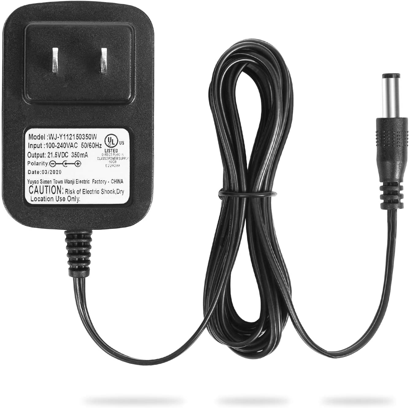 WORKPRO Replacement Charger Cord for Pink Cordless 20V Lithium-ion Drill Driver