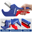 WORKPRO Ratchet PVC Pipe Cutter Tool, Cuts up to 1-5/8", 2-1/2" PEX