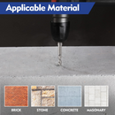 WORKPRO 17 Pcs SDS-Plus Rotary Hammer Drill Bits and Chisel Set