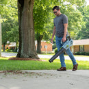 WORKPRO 20V Cordless Leaf Blower with 5 Adjustable Speeds 4.0Ah Larger Capacity Battery and Quick Charger Included