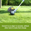 WORKPRO 20V Cordless String Trimmer / Edger 12-inch with 2Ah Lithium-Ion Battery 1 Hour Quick Charger 16.4ft Trimmer Line Included