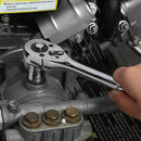 WORKPRO 39 Pcs Drive Socket Wrench Set, 1/4-Inch & 3/8-Inch Small Sockets Set