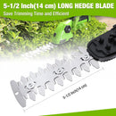 WORKPRO Cordless Grass Shear & Shrubbery Trimmer 2 in 1 Handheld Hedge Trimmer 7.2V Electric Grass Trimmer Hedge Shears