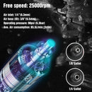 WORKPRO Air Die Grinder, 1/4-Inch Pneumatic Straight Die Grinder, 25000RPM, Air-Powered Die Grinder 1/4" & 1/8" Collets Included