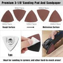 WORKPRO 25 Pcs Oscillating Saw Blades, Cutting Blade, Universal Multitool Accessory for Sanding, Grinding, and Cutting