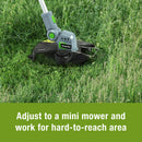 WORKPRO 20V Cordless String Trimmer / Edger 12-inch with 2Ah Lithium-Ion Battery 1 Hour Quick Charger 16.4ft Trimmer Line Included