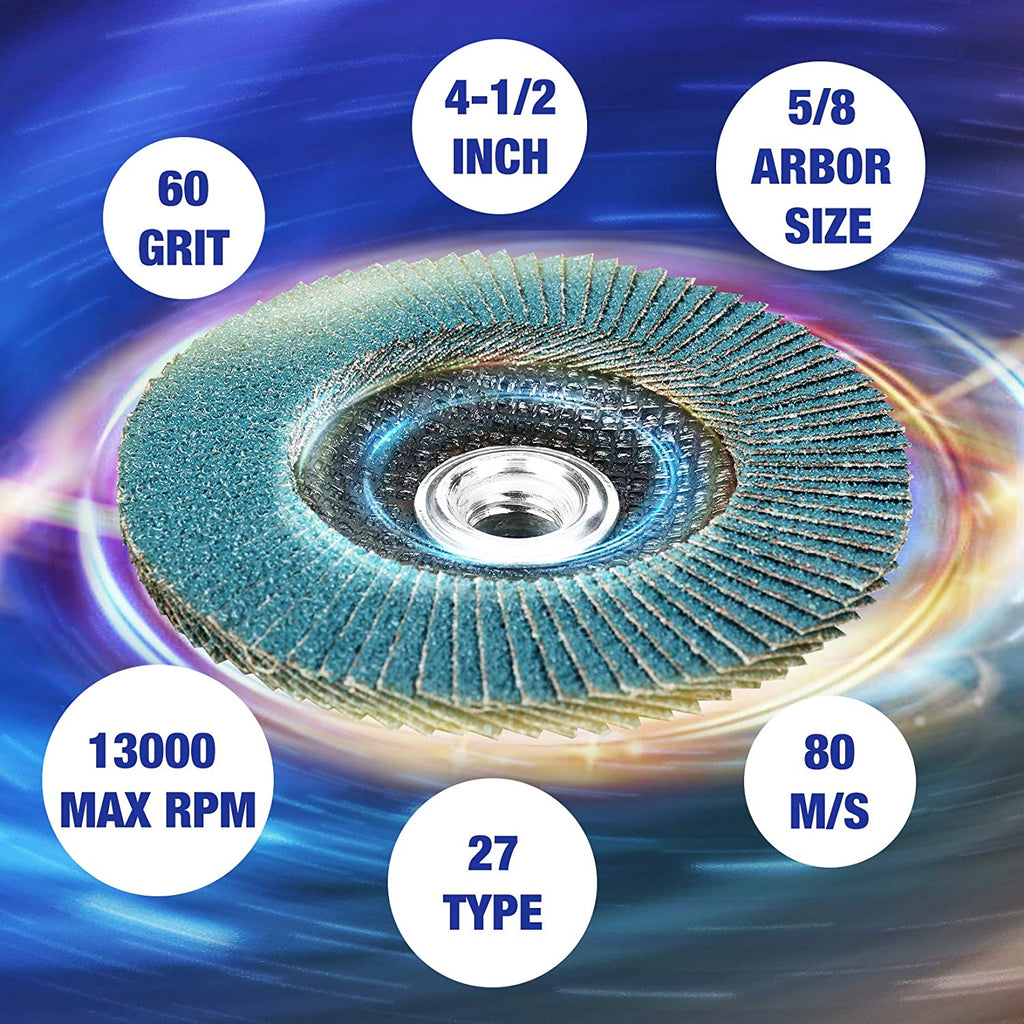 Diamond Flap Sanding Disc, 60 Grit - Mass Flow Sourcing, LLC