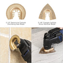 WORKPRO 25 Pcs Oscillating Saw Blades, Cutting Blade, Universal Multitool Accessory for Sanding, Grinding, and Cutting