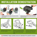 WORKPRO 20V Cordless String Trimmer / Edger 12-inch with 2Ah Lithium-Ion Battery 1 Hour Quick Charger 16.4ft Trimmer Line Included