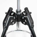 WORKPRO Heavy Duty Adjustable Hydraulic Shop Stool,Garage Bar Stool, 29in to 33.86in, 330-Pound Capacity, Black
