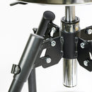 WORKPRO Heavy Duty Adjustable Hydraulic Shop Stool,Garage Bar Stool, 29in to 33.86in, 330-Pound Capacity, Black