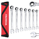 WORKPRO 7-Piece Ratcheting Combination Wrench Set