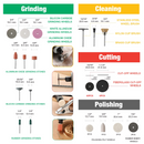 WORKPRO 306 Pcs Rotary Tool Accessories Kit, Fits Dremel Rotary Tool