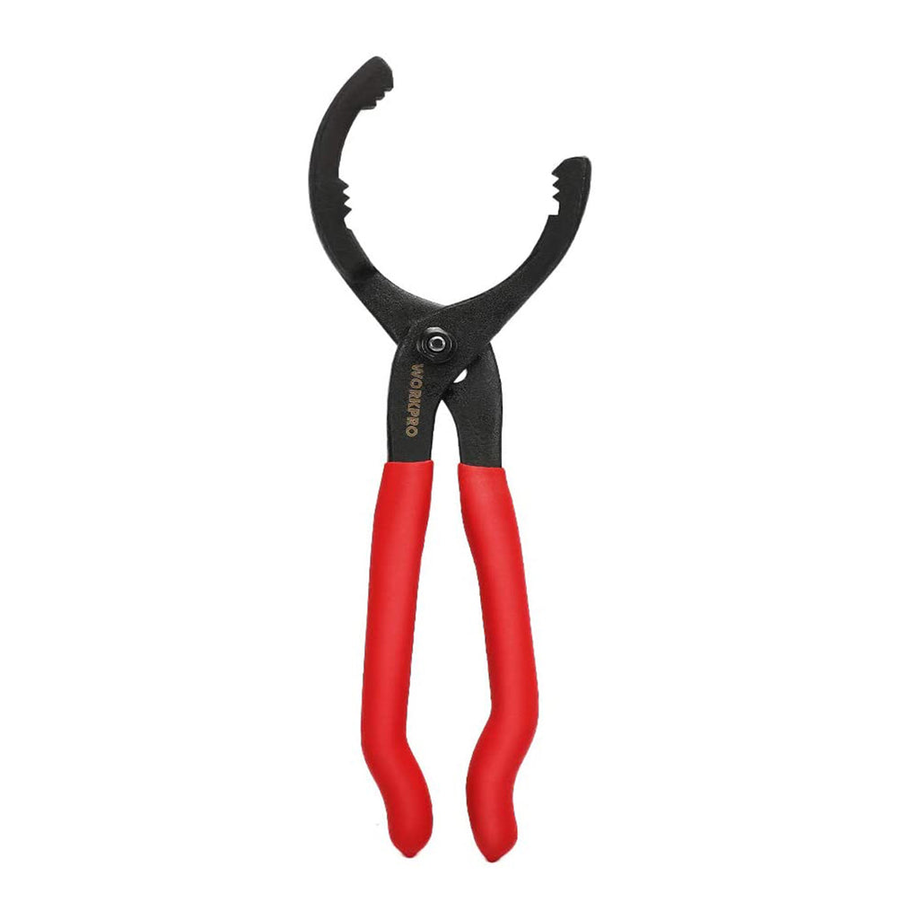 WORKPRO 12 Adjustable Oil Filter Pliers Ideal For Engine Filters Cond