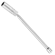 14mm magnetic swivel thin-wall spark plug socket, 3/8" drive, chrome, 12 in